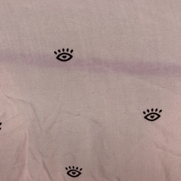 Pink Button Up with Eyes - Picture 3 of 5